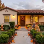 Fall Yard Cleanup Before Halloween in Chino