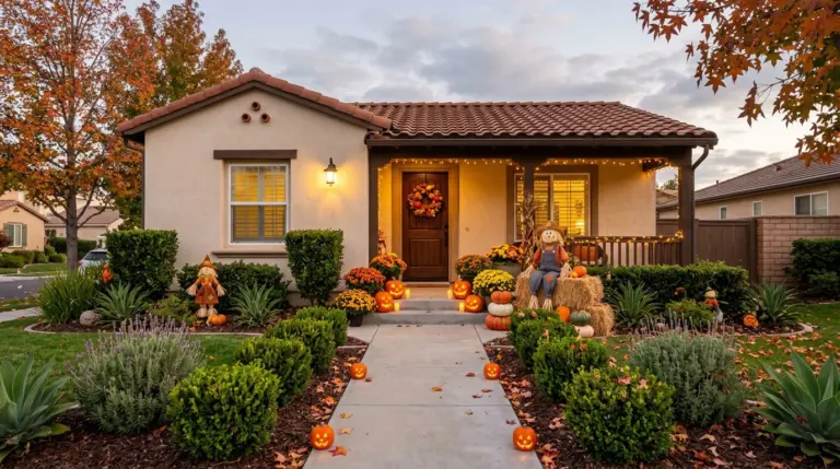 Fall Yard Cleanup Before Halloween in Chino