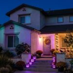 The Purple-and-Teal Glow: Modern Halloween Lighting in Glendora